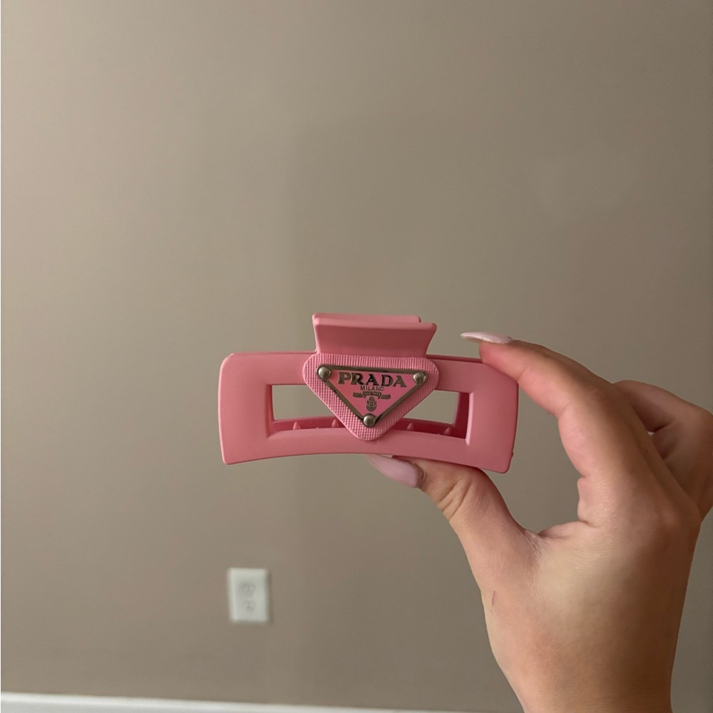Prada Pink Hair Accessory